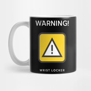 BJJ shirt-warning wrist locker Mug